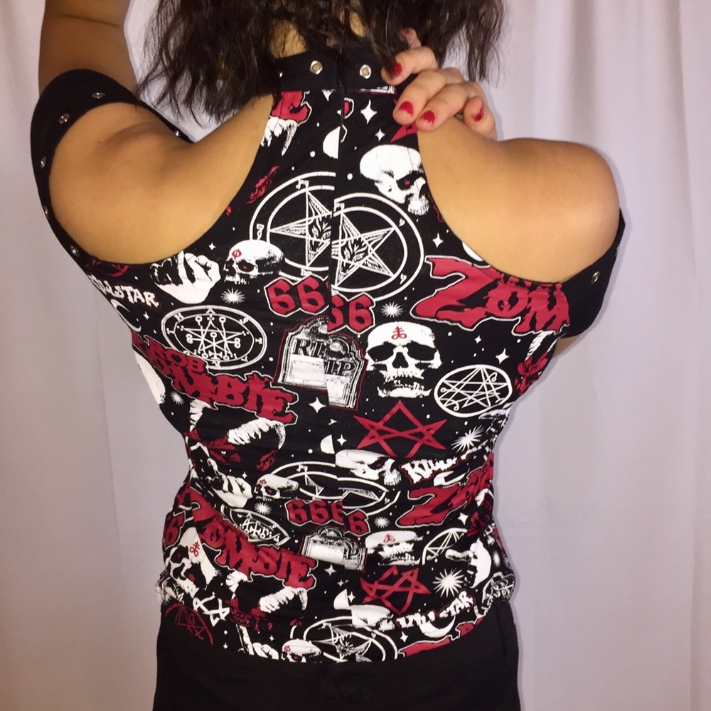 Killstar Rob Zombie American Nightmare Choker Top - Picture 6 of 8